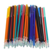 60Pcs0.5mm Erasable Gel Pens Refills, Multicolor Ink