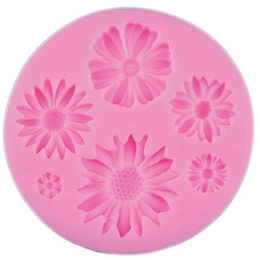 Stafil Clay & Sugarcraft Silicone Mould - Daisies