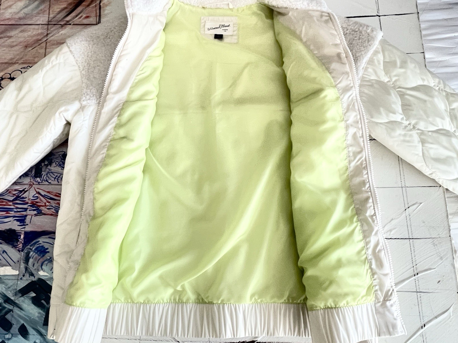 Universal Thread Woman’s Medium Zip-Down Quilted … - image 8