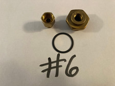 6 Tri Power 2gc Brass Rochester Carb Fittings Rat Rod Street Vintage Tripower