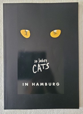 Musical ''CATS'' - Programmheft mit Autogramm v. Daniel Narducci  - 10 Jahre Cats 