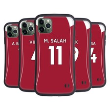 LIVERPOOL FC 2025/26 PLAYERS HOME KIT 1ST GROUP HYBRID CASE FOR APPLE iPHONES