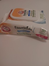 Arm  Hammer Essentials Deodorant Wipes Paraben-Free Clear Water 30 Pack