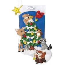 Design Works™ Woodland Friends Stocking Kit