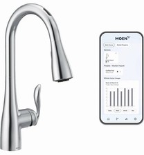 MOEN 7594EVC Arbor Smart Touchless Pull Down Sprayer Kitchen Faucet Chrome