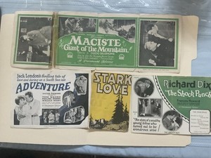 Small Format: Stark Love, The Giant Of The Mountain, Adventure, The Sock Punch