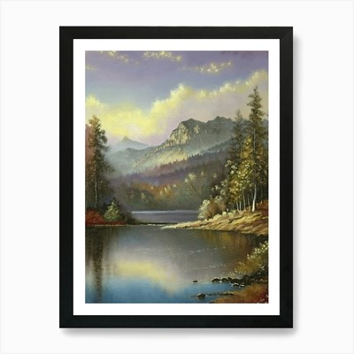 Appalachen, Appalachen gerahmtes Wandbild Poster Leinwanddruck Bild