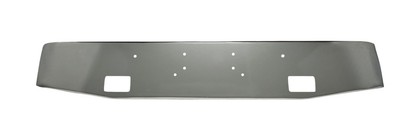 Peterbilt 365 388 389 SFA Angle Up AM Chrome Bumper Center Tow Fogs USA 10 Ga.