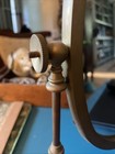 Vintage English Brass Tabletop Shaving/Vanity Mirror — photo 3