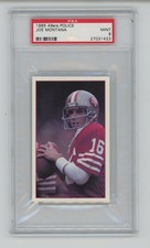 JOE MONTANA 1985 49ERS POLICE 7-11 7 ELEVEN MCGRUFF THE CRIME DOG PSA 9 MINT