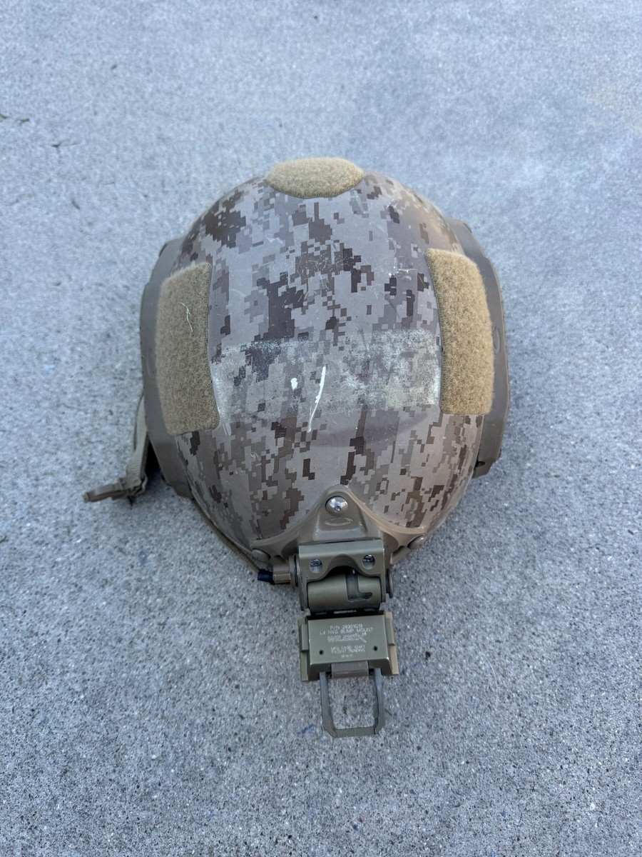 Ops-Core AOR1 FAST Maritime Helmet w/ SEAL Trident Rails & Wilcox