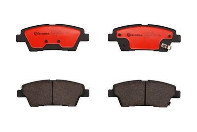 Brembo Rear Ceramic Slotted Brake Pads For Genesis G80 Hyundai Genesis Kia K900
