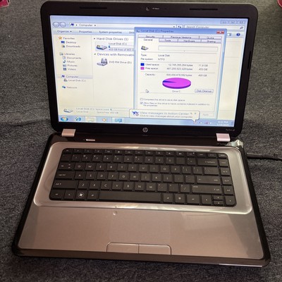 HP Pavilion G6 AMD-A4 4GB RAM 500gb HDD DVD *For Parts - Needs New Battery*