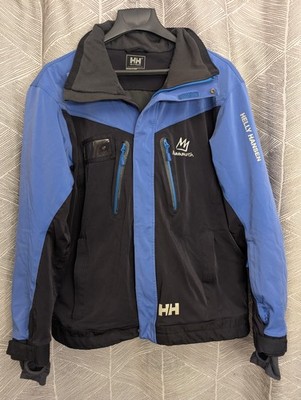 Helly Hansen Professional Men's 2XL Mammoth Black Blue Ski Snowboard Jacket LOOK