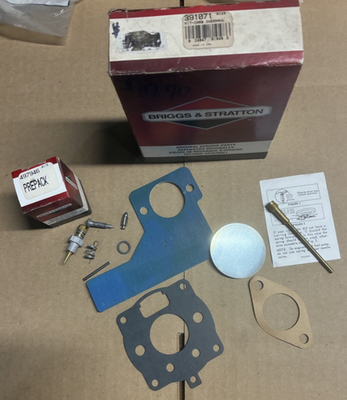 #ad NOS OEM Briggs and Stratton 391071 Carburetor Kit $16.99