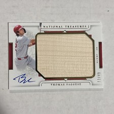 Thomas Saggese Auto Jumbo Lumber Relic 2024 Panini National Treasures /49!! 