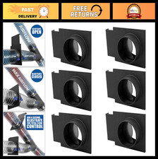 6 Pack 4" Blast Gates for Dust Collection Systems - Double Sided Port, Vacuum Ho
