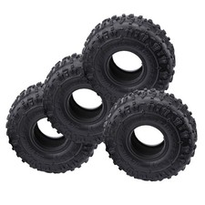 4Pcs 1.9" 1/10 RC Car Rubber Wheel Tires For Traxxas TRX4 For Axial SCX10 90046
