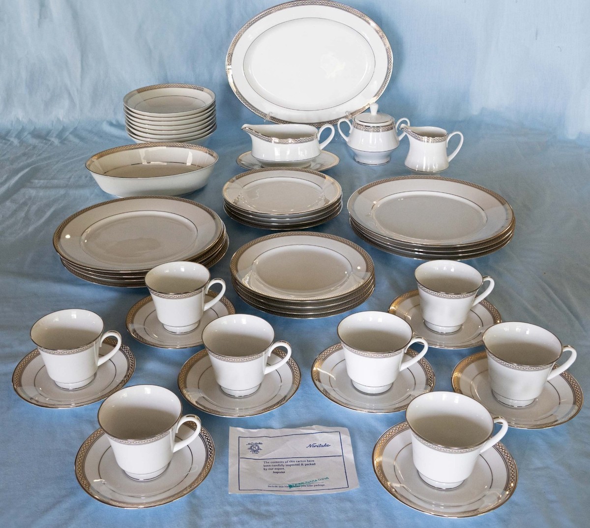Noritake Legacy Splendor (Pattern #4267) Dinnerware Set For 8 W