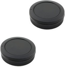2 Pack Rear Lens Cap and Camera Body Cap Cover Kit for Canon EOS RF Mount for