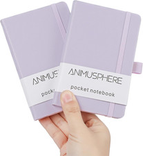 2Pack Pocket Notebook Small Notebook Journal Notebook 4 inches x 5.7 inches 200