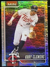 Kody Clemens 2026 Topps Series 1 #85 Celebration Opening Day Foil - Minnesota
