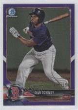 2018 Bowman Chrome Prospects Purple Refractor 11/250 Josh Ockimey #BCP34 0o6v
