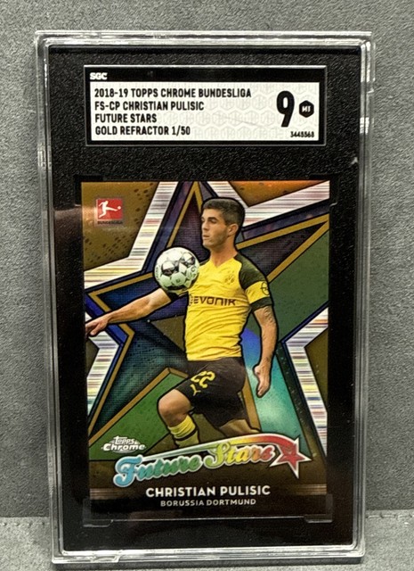 2018-19 Topps Chrome Bundesliga - Future Stars Christian Pulisic #FS-CP Gold...