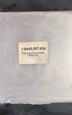 *(New)  6x6x4 Nema 4x 316 Stainless Enclosure W/ Hinged Cover I-664SJHT4x6 A606