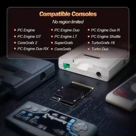 TurboGrafx 16 Express PC Engine TURBO GameDrive 2.0 All-in-1 Flash Cartridge