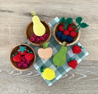 GehäKeltes Obst Set 24-Teilig – Montessori KinderküChe & Kaufmannsladen ZubehöR