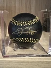 Frank Thomas Autographed Official Black MLB Baseball - BAS