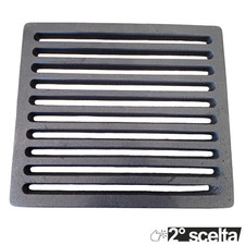 2° SCELTA* Dim. 22,5 x 25,5 x 1,2 cm Griglia cenere in ghisa per camino e stufa