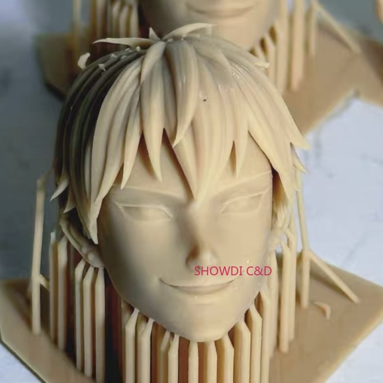 1/12 Unpainted Head Sculpt Model For 6