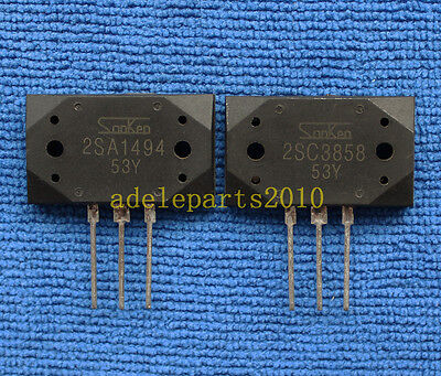 10pairs 2SA1494-Y/2SC3858-Y 2SA1494/2SC3858 A1494/C3858 10pairs 2SA1494-Y/2SC3858-Y 2SA1494/2SC3858 A1494/C3858