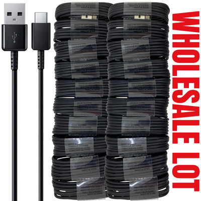 500X Wholesale Bulk USB C / Type C Cable Fast Charger Lot For Samsung Data Cord