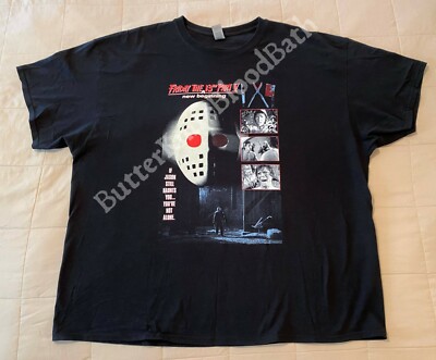 Friday the 13th Part 5 T Shirt 3X Jason Voorhees Graveyard Goods