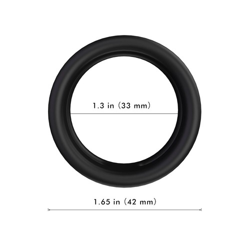 Silicone Dual Cock Ring Penis Harder Stronger Erection Adult Sex Toy For Couples - Picture 6 of 7
