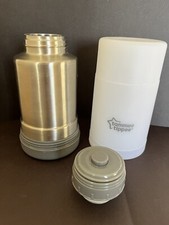 Baby Bottle Warmer Stainless Steel Tommee Tippee Closer to Nature Travels Well