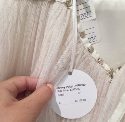 Hayley Paige Megan 6500 Tulle Wedding Dress 8 - Picture 6 of 8