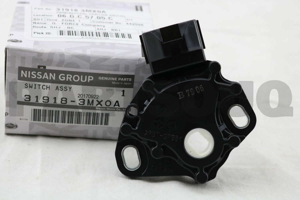 319183MX0A Genuine Nissan PARK/NEUTRAL POSITION SWITCH 31918-3MX0A