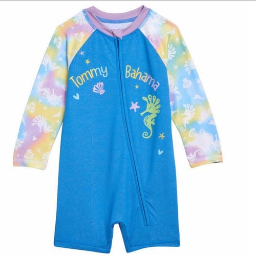 UPF 50+ TOMMY BAHAMA SET Säugling Kleinkind 2-teiliges Set RASH GUARD & HUT - Bild 2 von 5