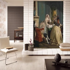 3D Vintage Portrait ZHUA43951 Wallpaper Wall Murals Removable Self-adhesive Ann