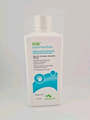 HiBi Liquid Hand Rub+ 500ml | Hygienic Hand & Skin Disinfection | Professional