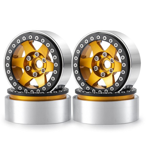 FLYXM 4pc 1.9" Beadlock Wheels Rims for RC 1:10 Axial SCX10 CC01 D90 TRX4 Tamiya - Picture 22 of 27