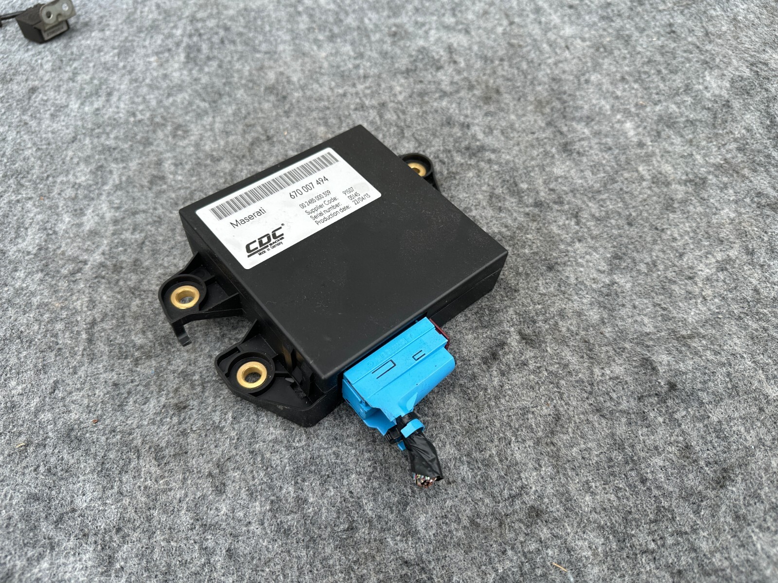 SUSPENSION CONTROL MODULE OEM 13-20 MASERATI QUATTROPORTE GTS
