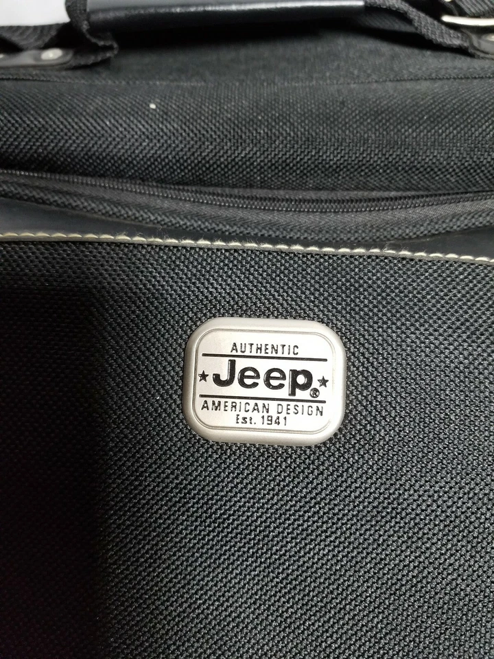 Jeep Wrangler Suit Garment Bag Rugged Travel Equipment Black Canvas - Image 2 of 4