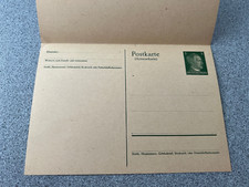 DR Postkarte mitAntwortkarte unbenutzt