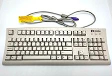 HP Clicky Keys Multimedia Internet PS2 Keyboard Rare New D8597A