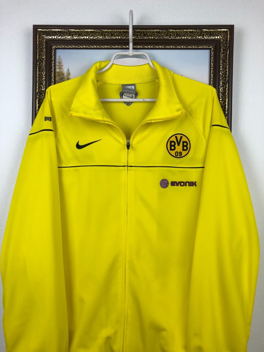 Vintage Nike Borussia Dortmund Football Jacket Soccer Track